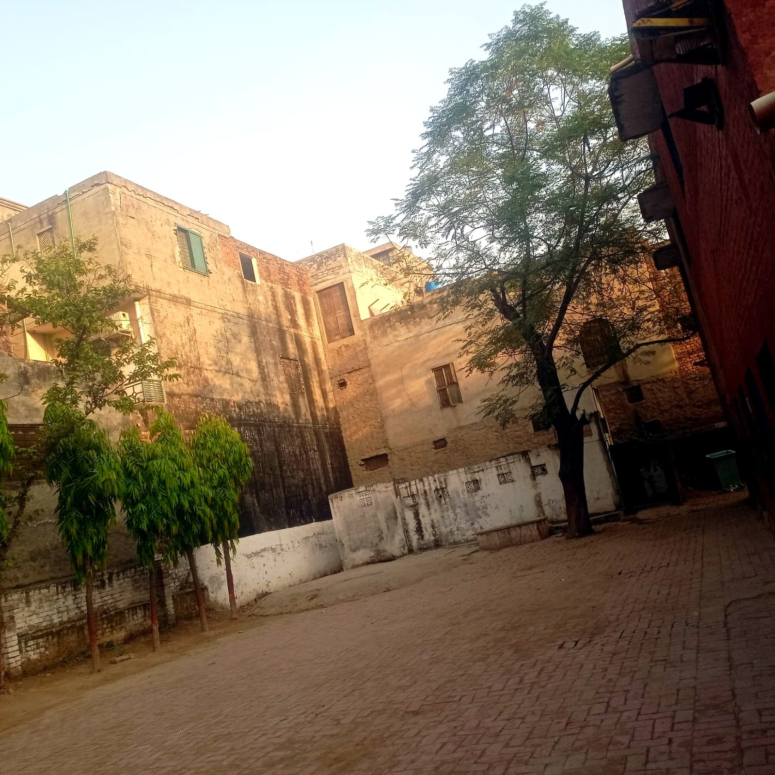Open courtyard