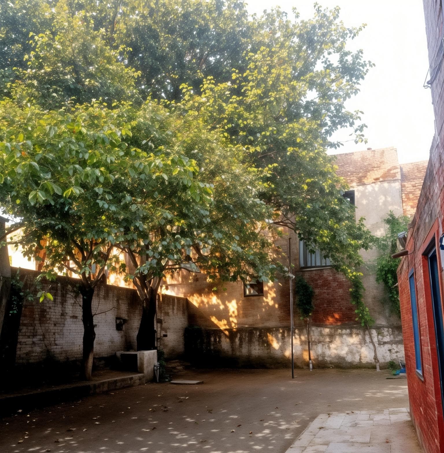 Library courtyard