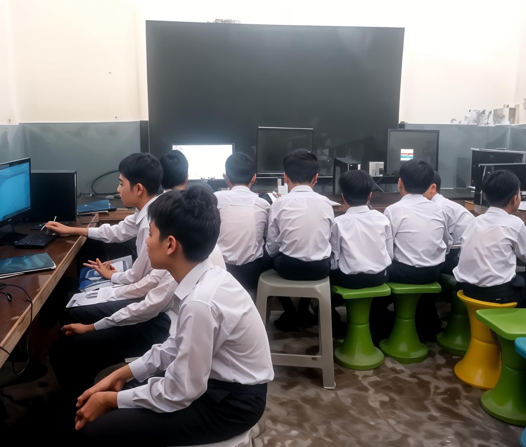 Boys computer lab